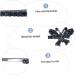 Beaupretty Flowers Pairs diamond pair clip U-Shape Hair Pin women bridal Barrette floral Bridal Hair Clip flower hair clips for women Side Clamp hair Clip Metal Korean version flowers Hair - Buy Online on GoSupps.com