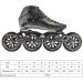Carbon Fiber Speed Skates - Adult Men's and Women's 4-Wheel Inline Roller Skates (Black, Size 10 US) - Buy Online on GoSupps.com