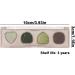 Eyeshadow Palette | 4 Colors Matte Eyeshadow Palette for Makeup | Long Lasting Waterproof Multifunctional Makeup Supplies High Brightness for Teens Women Boys Men Pochy 104# Vitality (Green) - Buy Online on GoSupps.com