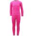 Nautica Girls' 2-Piece Waffle Thermal Underwear Set Fuchsia 4 | Shirt & Pants Base Layer Long Johns - Buy Online on GoSupps.com