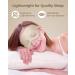 Buy Mulberry Silk Sleep Mask | 3D Contoured Eye Mask for Ultimate Comfort | Soft Breathable Travel-Friendly Blackout Eye Cover in Champagne - Buy Online on GoSupps.com