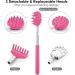 Telescoping Back Scratcher with 3 Detachable Heads | Extendable Bear Claw/Rake Scratcher | Pink | Tukuos - Buy Online on GoSupps.com