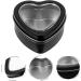 PRETYZOOM 10pcs Boxes Winter Wedding Favor Tin Case Treat Boxes Party Favors Candy Box Cans Biscuit 6x5.9cm Black - Buy Online on GoSupps.com