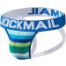 Mens XX-Large Blue Rainbow Cotton Jock Strap Athletic Supporter - Gym Sport Underwear for Men - Buy Online on GoSupps.com