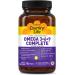 Country Life Omega 3-6-9 Complete Supplement - 1,534mg Omega Supports Cardiovascular, Brain, Skin & Immune Health - 90 Softgels