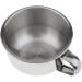 Buy Gazechimp Stainless Steel Men's Shaving Bowl with Handle | Durable Shaving Mug for Shaving Soap - International Shipping Available - Buy Online on GoSupps.com