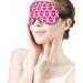 Pink Ribbon Breast Cancer Sleep Mask - Adjustable Strap Eye Cover for Men and Women - Ideal for Travel, Night, and Nap - Light Blocking Blindfold - Buy Online on GoSupps.com