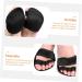 NOLITOY 4 Pairs Dance Yoga Mat Beach Cooler Adjustable Forefoot Cushions - Anti-Slip Toe Cap Covers & Straps for Women - Buy Online on GoSupps.com