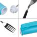 Adaptive Utensils Angled Fork and Spoon Set Anti-shake Eating Auxiliary Tableware The Elderly Self-feeding Learning Bendable Handle Utensils - Buy Online on GoSupps.com