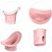 Eye Rinse Cup - Portable Eye Flush Kit Silicone Eye Washer | Soft Eye Bath Eye Cleaner Cup with Scale for Eye Washing Refresh and Clean Tired Eyes Pink - Buy Online on GoSupps.com