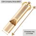 Premium Loudest Brass Emergency Whistle - One Piece Design for Outdoor Survival | Key-Chain or Neck Strap Attachment - Buy Online on GoSupps.com