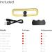Powerful Overade Lum Front & Rear Bicycle Lighting - 8 Modes Brake Light Function | Scooters & Helmets - Buy Online on GoSupps.com