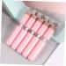 SOIMISS 5 pi ces Tubes Gloss L vres Plastique Vide Forme de C ur R utilisables et Rechargeables pour Liquide L vres DIY Flacons Portables Rose - Buy Online on GoSupps.com