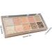 10 Colors Bright Glitter Eyeshadow Palette Natural High Pigmented Shimmer Makeup Colorful Vibrant Make Up Pallets Kit Sillervan 02# - Buy Online on GoSupps.com