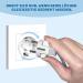 WEMK Child Safety Sockets - 20-Piece Set with Rotary Mechanism & Adhesive TESA Tape - Baby & Toddler Socket Fuse Protection - Buy Online on GoSupps.com