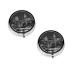 (New York Paintings) Round Pill Box 3 Compartment Pill Box Mini Decorative Pocket Purse Portable Travel Medicine Tablet Vitamin Holder Organizer Pill Case Black