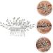 VINTORKY Hair Comb Bridal Flower Headpiece Hanfu Chinese Chignon pin Flower Hair Clips for Women Chinese Hair pin Hair Side Combs Leaves Headpiece Slide Combs Bride Rhinestones Wedding Iron - Buy Online on GoSupps.com