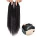 100% Human Hair Topper | Hand-Tied Clip-In Mono Crown Hairpieces for Women | 10 Dark Brown Extensions - Buy Online on GoSupps.com