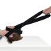 Hmwokpot neck traction device strap for neck stretching with chin straps for chiropractic decompression of the spine and to relieve neck pain