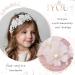 IYOU Floral Wedding Headband Ivory Pearl Headpiece Bridal Holy Communion Hair Accessories for Flower Girls - Buy Online on GoSupps.com