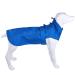 Adjustable Waterproof Dog Raincoat for Dogs Lightweight Pet Rain Jacket Puppy Clothes with Reflective Strip for Small Medium Large Dogs Medium Blue