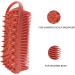 MAKEVAYEE 2-in-1 Silicone Body Scrubber & Scalp Massager - Gentle Exfoliation - Pink - Buy Online on GoSupps.com
