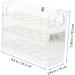 PRETYZOOM Egg Storage Box Eggs Egg Holder for Fridge Egg Container for Refrigerator Egg Tray Egg Box Dedicated 25.2X19.5CM As Shown - Buy Online on GoSupps.com