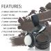 Full-Look Hair Base Powder - Waterproof Volumizing Styling Powder for Men & Women - Dark Brown - 4g - Buy Online on GoSupps.com