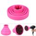 Collapsible Travel Hair Dryer Diffuser - Heat-Resistant Silicone Hair Styling Tool (Pink) | Perfect for Wavy Hair - Buy Online on GoSupps.com