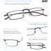GUD Reading Glasses - 5 Pairs Lightweight Rectangular Readers for Men & Women (+1.25 Magnification - Buy Online on GoSupps.com