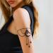 Buy Moon Stars Fringe Black Open Armlet - Halloween Armband for Women & Girls | Stylish Upper Arm Bangle (Black Moon - Buy Online on GoSupps.com