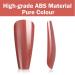 240 Extra Long Monochrome Ballerina Coffin Artificial Nails - DIY Nail Art Tips for Women & Girls (10 Colors 12 Sizes) - Shop Internationally! - Buy Online on GoSupps.com