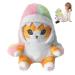 Cute Shark Cat Plush Doll - Soft Stuffed Animal Doll Lovely Fat Shark Kitten Plushies Perfect Pillow for Fans' Birthday Gifts (Color Shark Cat A)