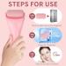Ice Roller for Face & Eye Puffiness Relief | Skincare Massager Tool | Pink Facial Roller - Perfect Gifts for Women - Buy Online on GoSupps.com