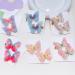 2PCS Handmade Colourful Butterfly Hair Clips for Girls - Pink Toddler Teens Clips - Buy Online on GoSupps.com