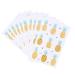 10PCS Eco-Friendly Waterproof Colored Drawing Tattoo Stickers Lovely Cartoon Pineapple Tattoo Body Stickers