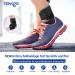 Newgo Adjustable Ankle Bandage - Stabilizing Ankle Support for Men & Women | Black Foot Tape for All-Day Comfort - Buy Online on GoSupps.com