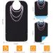 BIXUEJ 3 Pack Adult Bibs for Elderly Washable Feeding Adult Bib with Crumb Catcher Waterproof Clothing Protectors for Adult - Buy Online on GoSupps.com