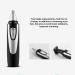 Buy 2-in-1 Cordless Ear & Nose Hair Trimmer - Dual Edge Blades for Facial Hair | International Shipping Available - Buy Online on GoSupps.com