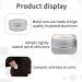 10g Stucco Aluminum Jars - Travel Cream Cans with Lids for Cosmetics Lip Balm Lotion & Masks - Perfect Mini Containers in Silver - Buy Online on GoSupps.com