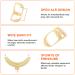 5pcs Oval Finger Splint Set - Finger Support Brace for Trigger Finger - Thumb, Middle, Pinky, Ring Finger - Sizes 6-10 - Buy Online on GoSupps.com