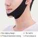 Men V Line Double Chin Reducer - Reusable Elastic Face Slimming Strap | Chin Up Patch for Contour Tightening and Firming - Black - Buy Online on GoSupps.com