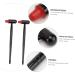 Healeved 2-in-1 Massage Hammer & Hand Stick - Silicone Trigger Point Back & Neck Massage Device - Solid Wood Handle for Effective Self-Massage - Buy Online on GoSupps.com