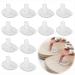Toe protection flip flop 6 pairs of toe protection transparent toe separator protection toe protection silicone flip flops gel silicone toe protection for women men protection against pain and blisters