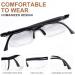 OuShiun Adjustable Focus Reading Glasses -6D to +3D | Variable Focus Glasses for Men & Women | International Shipping Available - Buy Online on GoSupps.com