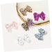 SOESFOUFU 3 Manicure Tools Transparent Nail Color Displaying Tool Cute Nail Color Displaying Tool Nail Art Tool Nail Tools Cute Nail Color Display Tool Bow Tie Polishing Plate - Buy Online on GoSupps.com