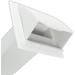  Spares2go Spares2go Universal External Ventilated Canopy Panel for Tumble Dryer Vent Kit White - Buy Online on GoSupps.com