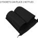 Verdant Touch Adjustable Massage Bottle Holster - Waist Bag for Lotion & Oil with 3 Pockets - Black - International Shipping - Buy Online on GoSupps.com