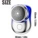 Blitzpro Mini Electric Shaver Blitzpro Mini Portable Electric Shaver Pocket Size Electric Shaver for Men Women Rechargeable Easy One-Button Waterproof Electric Razor for Travel (#B) - Buy Online on GoSupps.com
