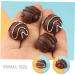 ifundom Toys 16pcs Simulation Chocolate Interesting Chocolate Model Small Chocolate Decor Fake Chocolate Simulated Decorative Chocolate Decor Chocolate Props Bulk Resin Dessert Biscuits 2.00X2.00X1.50CM 1 - Buy Online on GoSupps.com